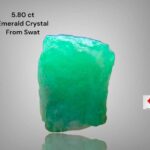 5.80 ct Natural Swat Emerald Crystal – A 10.93 × 8.48 × 6.05 mm Rare Green Treasure