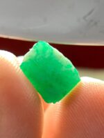 5.80 ct Natural Swat Emerald Crystal – A 10.93 × 8.48 × 6.05 mm Rare Green Treasure - Image 3