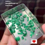 A Gem of Character: 24.95-Carat Emerald Rough Lot from Swat Valley
