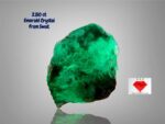 Natural Beauty in Green: 2.80ct Emerald Crystal from Swat