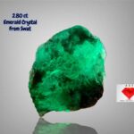 Natural Beauty in Green: 2.80ct Emerald Crystal from Swat