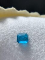 Rare 0.15 Ct Vivid Blue Hauyne Gemstone – Rectangular Cut - Image 2