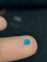Rare 0.15 Ct Vivid Blue Hauyne Gemstone – Rectangular Cut - Image 3