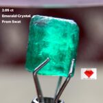 Timeless Green: 2.05 Carat Emerald Crystal from Swat Valley, Pakistan