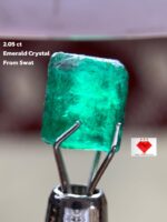 Timeless Green: 2.05 Carat Emerald Crystal from Swat Valley, Pakistan