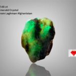 Rare Afghan Beauty: 12.45 Carat Emerald Crystal from Laghman