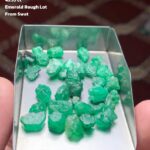 43.55 Ct Swat Emerald Rough Lot – Balanced Proportions with Efficient Cutting Potential