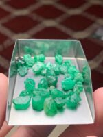 43.55 Ct Swat Emerald Rough Lot – Balanced Proportions with Efficient Cutting Potential - Image 2
