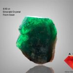 The Delicate Beauty of an 8.10 Carat Swat Emerald Crystal