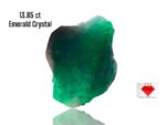 13.85ct Swat Emerald : Natural Green Beryl in Crystal Form