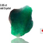 13.85ct Swat Emerald : Natural Green Beryl in Crystal Form