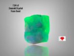 7.64-Carat Swat Valley Emerald Crystal