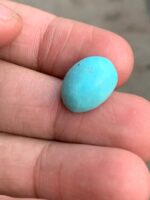 7.37 ct Afghan Turquoise Cabochon – Compact Beauty with Natural Charm - Image 3