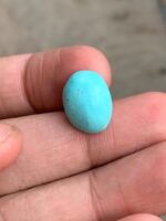 7.37 ct Afghan Turquoise Cabochon – Compact Beauty with Natural Charm - Image 4