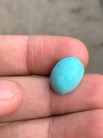 7.37 ct Afghan Turquoise Cabochon – Compact Beauty with Natural Charm - Image 5