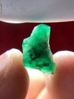 4.22ct Natural Emerald Crystal – Swat Pakistan | Raw Uncut Green Gemstone 13.43×9.60×6.23mm - Image 7
