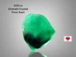 Exceptional 9.05ct Swat Emerald Crystal – Natural Untreated Green Gem