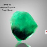 Exceptional 9.05ct Swat Emerald Crystal – Natural Untreated Green Gem
