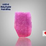 6.610ct Natural Ruby Crystal from Africa – Untreated Gem Rough (11.09 × 7.32 × 5.53 mm)