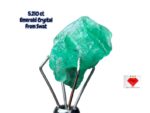5.210ct Swat Emerald Crystal – Rich Green, Naturally Formed (12.30 x 9.97 x 8.17 mm)