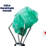 5.210ct Swat Emerald Crystal – Rich Green, Naturally Formed (12.30 x 9.97 x 8.17 mm)