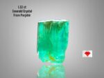 Balanced Brilliance: A 1.33ct Panjshir Emerald Crystal with Ideal Proportions
