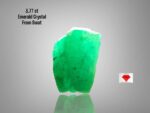3.77ct Swat Emerald Crystal – Natural Green Gem from Pakistan