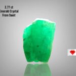 3.77ct Swat Emerald Crystal – Natural Green Gem from Pakistan