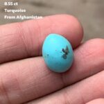 Broad Afghan Turquoise Cabochon – 8.55 Carats of Elegant Presence