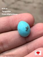Broad Afghan Turquoise Cabochon – 8.55 Carats of Elegant Presence