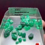 28.45 ct Emerald Rough from Swat Valley (9.97 × 6.86 × 4.65 mm): Untamed Beauty from Pakistan