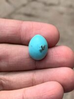 Broad Afghan Turquoise Cabochon – 8.55 Carats of Elegant Presence - Image 2