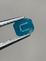 0.10 ct Emerald-Cut Blue Hauyne Gemstone - Image 2
