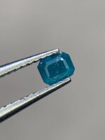 0.10 ct Emerald-Cut Blue Hauyne Gemstone - Image 3