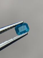 0.10 ct Emerald-Cut Blue Hauyne Gemstone - Image 4
