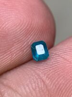 0.10 ct Emerald-Cut Blue Hauyne Gemstone - Image 6