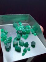 28.45 ct Emerald Rough from Swat Valley (9.97 × 6.86 × 4.65 mm): Untamed Beauty from Pakistan - Image 6