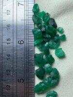 28.45 ct Emerald Rough from Swat Valley (9.97 × 6.86 × 4.65 mm): Untamed Beauty from Pakistan - Image 8