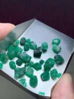 28.45 ct Emerald Rough from Swat Valley (9.97 × 6.86 × 4.65 mm): Untamed Beauty from Pakistan - Image 10