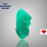 4.15 ct Swat Emerald Crystal (14.49 × 7.77 × 5.99 mm) – Natural Green Gem from the Mountains of Pakistan