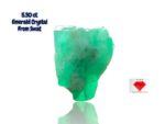 Power and Purity: 5.30ct Swat Emerald Crystal with Striking Natural Form