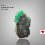 A Striking Green Crystal: The 33.67-Carat Swat Emerald Specimen