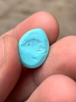 Broad Afghan Turquoise Cabochon – 8.55 Carats of Elegant Presence - Image 4