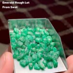 A Dense 58.40 ct Emerald Rough Lot from Swat Valley
