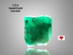 3.72 ct Natural Emerald Crystal from Swat — Untouched Green Beauty