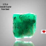 3.72 ct Natural Emerald Crystal from Swat — Untouched Green Beauty