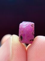 Natural Flame: 5.050ct Afghan Ruby Crystal with Deep Red Clarity - Image 3