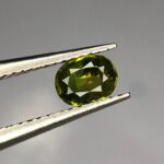 Rare 0.355 ct Demantoid Green Garnet from Khuzdar Balochistan