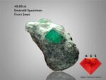 45.85ct Swat Emerald Specimen – A Striking Natural Crystal