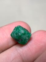 8.25 ct Swat Emerald Crystal (11.35 × 10.61 × 8.62 mm) – Vibrant Raw Green Beryl from the Mountains of Pakistan - Image 4